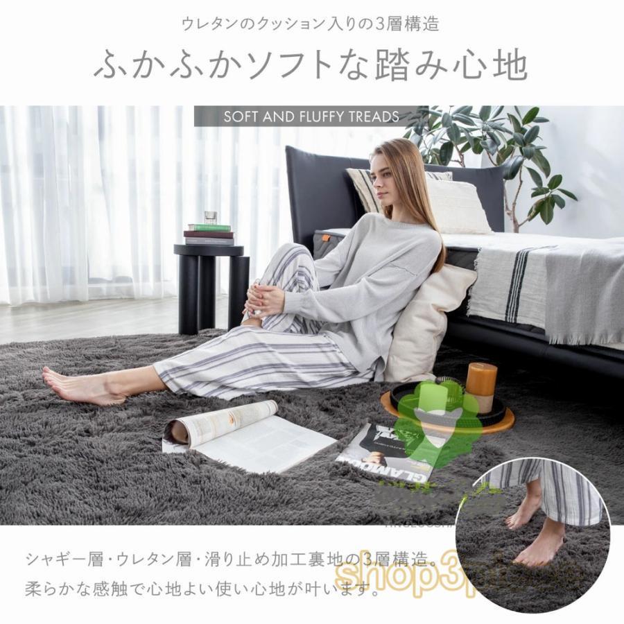 ラグ カーペット 洗える 2畳 3畳 ラグマット 絨毯 厚手 北欧風