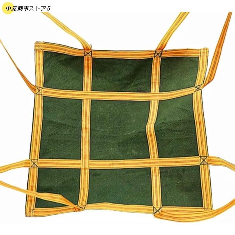 シートモッコ 耐荷重2t 強靭 頑丈 布モッコ 吊り 使用荷重2t 荷揚げモッコ イージーモッコ 軽量強力シートモッコ モッコタスキ : 楽 ...