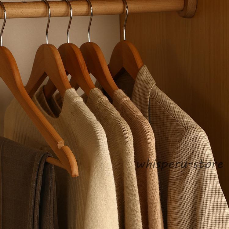 スーツハンガー 木のハンガー 大きい 高級 コートハンガー メンズ 洋服