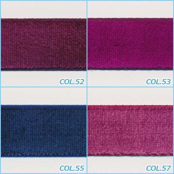 木馬 片面ベルベットリボン 4mm 20メートル巻 服飾 手芸 MOKUBA