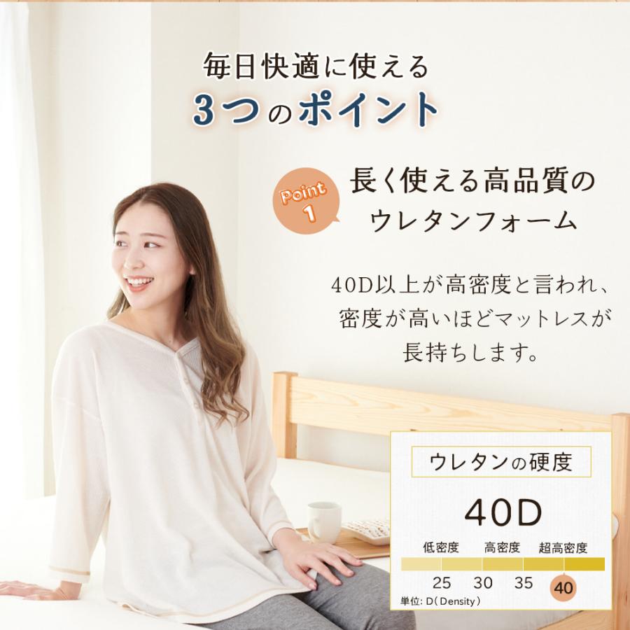 Sylphease（シルフィーズ） マットレストッパー 低反発 セミダブル 低