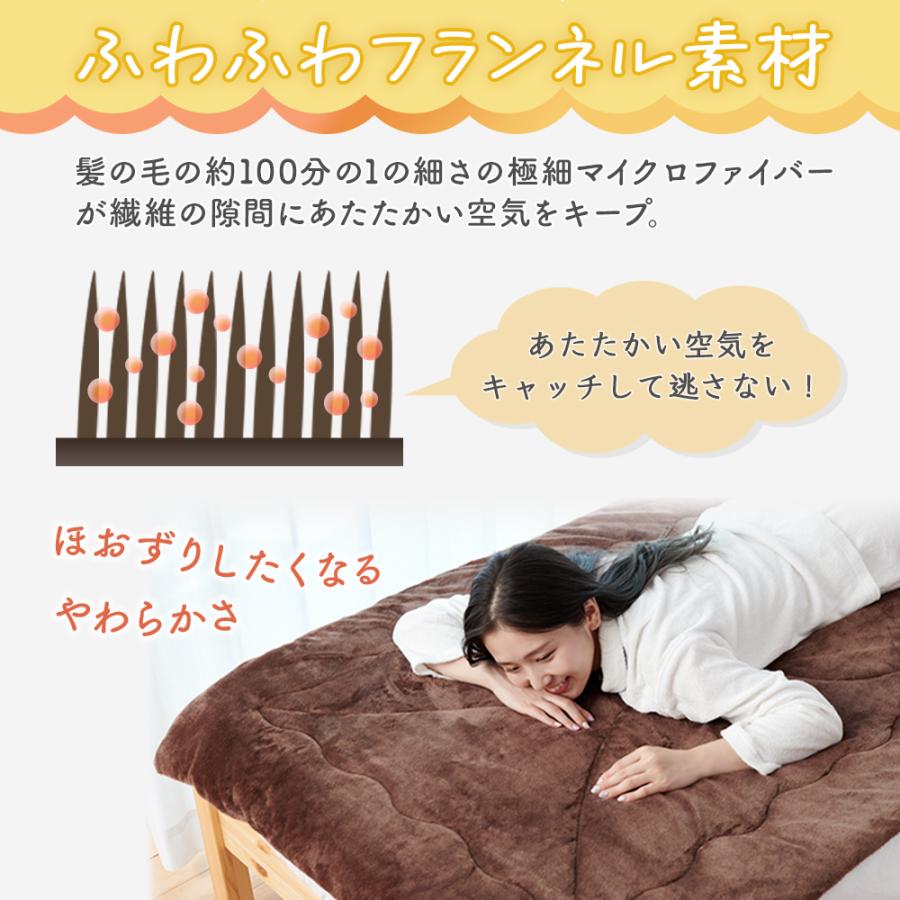 Sylphease（シルフィーズ） 敷きパッド ボリューム ダブル 厚手 中綿