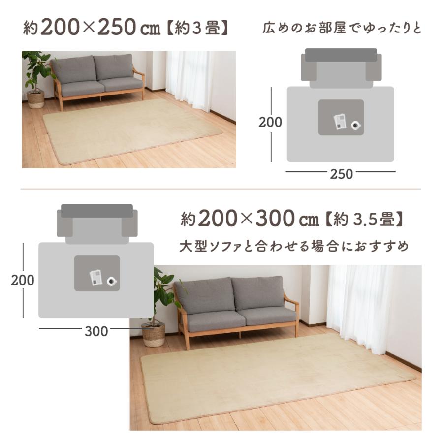 200×250カーペット 大型サイズ(約200×250cm～)のラグ｜カーペット・ラグマットの激安通販