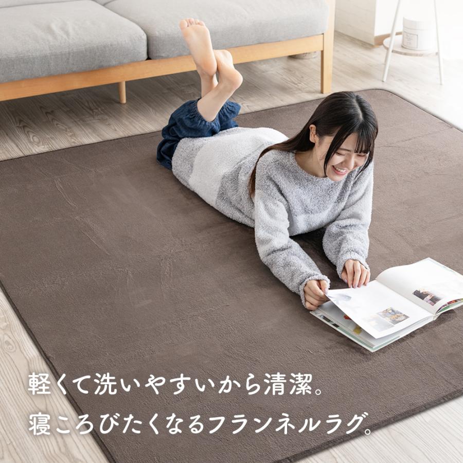 Sylphease（シルフィーズ） ラグ 200×250cm 洗える 3畳 抗菌 防ダニ