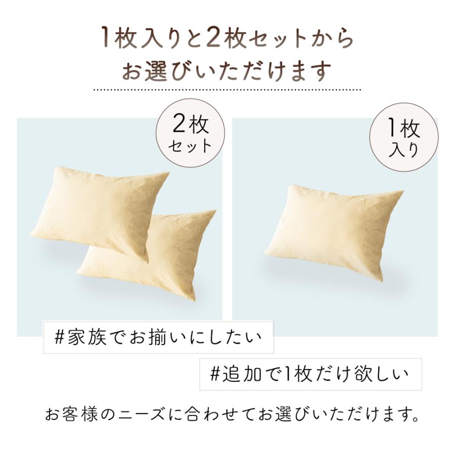 Sylphease（シルフィーズ） 枕カバー 筒型 2枚組 ピローケース 綿100