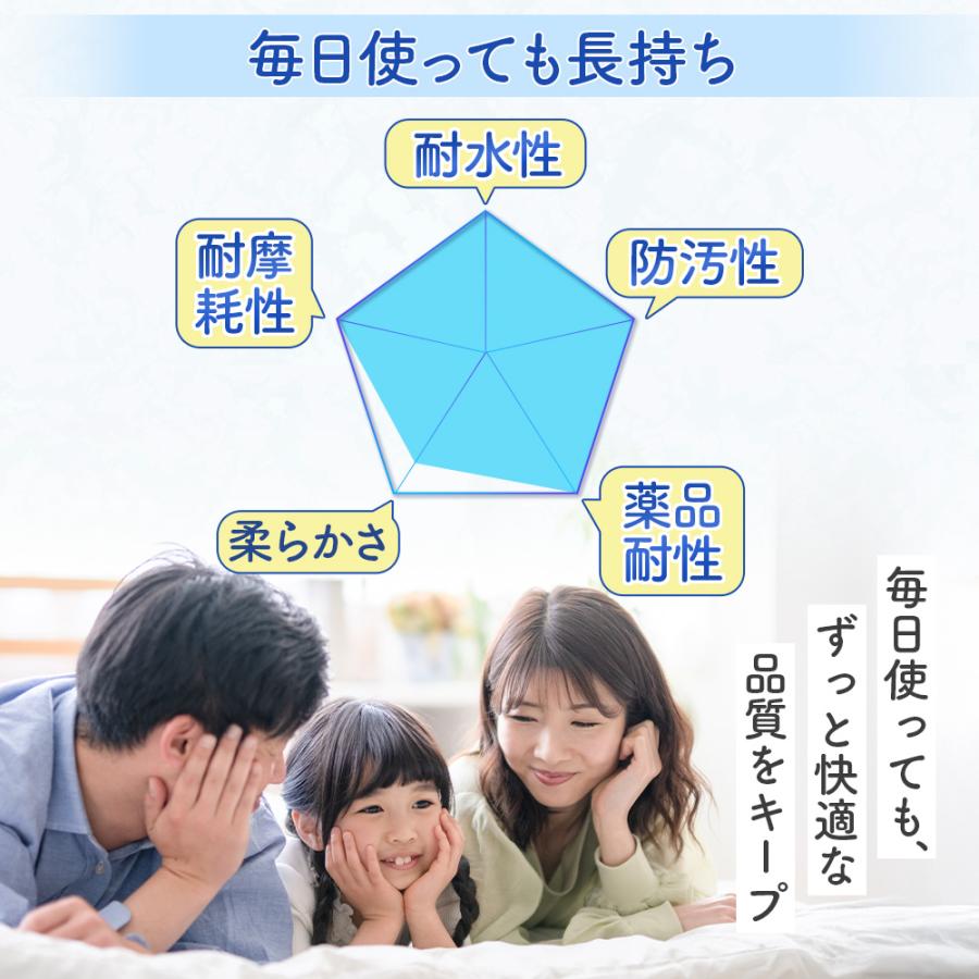 Sylphease（シルフィーズ） ボックスシーツ 防水 クイーン 防ダニ