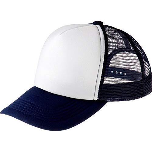 [プリントスター]帽子 イベント メッシュ キャップ 00700-EVM ネイビー×ホワイト FREE サイズ