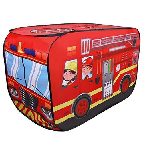 Apositv 子供用テント キッズテント 消防車 折りたたみ ワンタッチ 室内 屋外 おもちゃ 軽量 消防車 Ncoqcubd7q おもちゃ収納 Editorialdismes Com