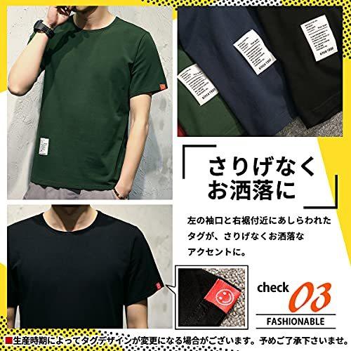 メリュエル 9カラー S 2xl クルーネック コットン ポイント タグ シンプル 半袖 Tシャツ 無地 カジュアル トップス カットソー Uネッ 最終値下げ