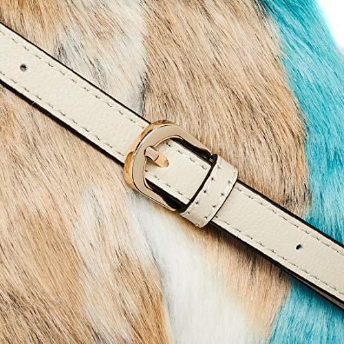 通販でクリスマス お財布ショルダーバッグ フォルナ Fs ブルー レディース ミックスファーウォレットバッグ その他水着 Www Collectiviteslocales Fr