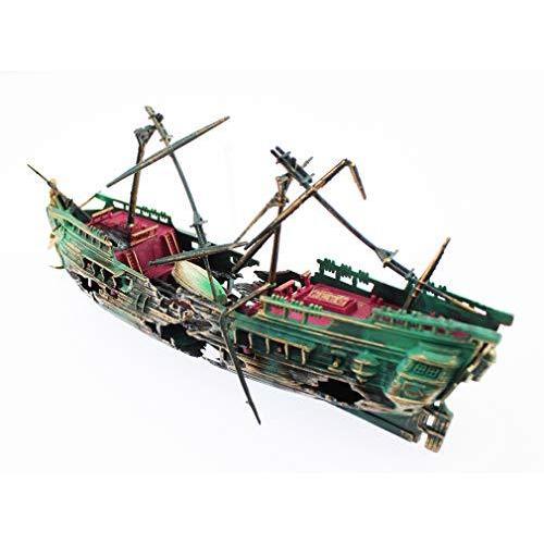 627円 永遠の定番モデル Olive G アクアリウム 水槽 装飾 オブジェ レトロ 難破船 沈没船