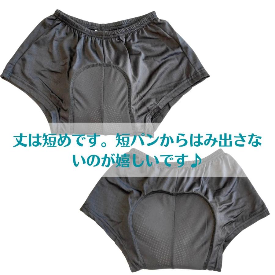 サイクルパンツ 青パッド メンズ インナーパンツ ゲル入り