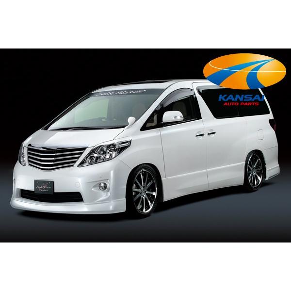 アルファード30前期 ハーフエアロ　シルクブレイズ Silk Blaze【シルクブレイズ】- GLANZENシリーズ -30ヴェル