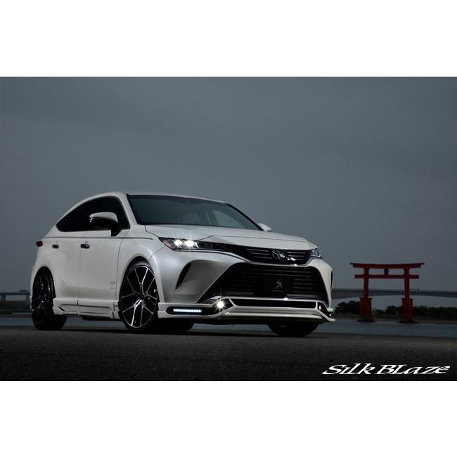 Silk Blaze（シルクブレイズ） 80系ハリアー エアロ3点セット(フロント