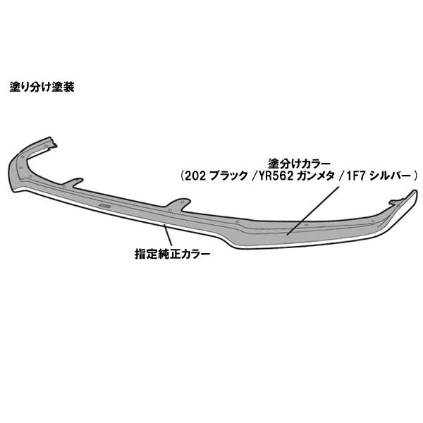SilkBlaze シルクブレイズ 40系プリウスα G'sフロントリップスポイラー