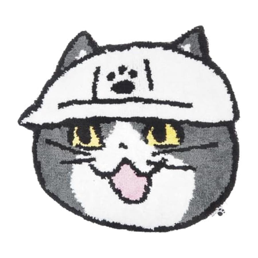 メイカーズ 仕事猫もこもこフロアマット くまみね 仕事猫 現場猫 電話猫 ヨシ RPJセット MAC-013 : RAKU PORT ...
