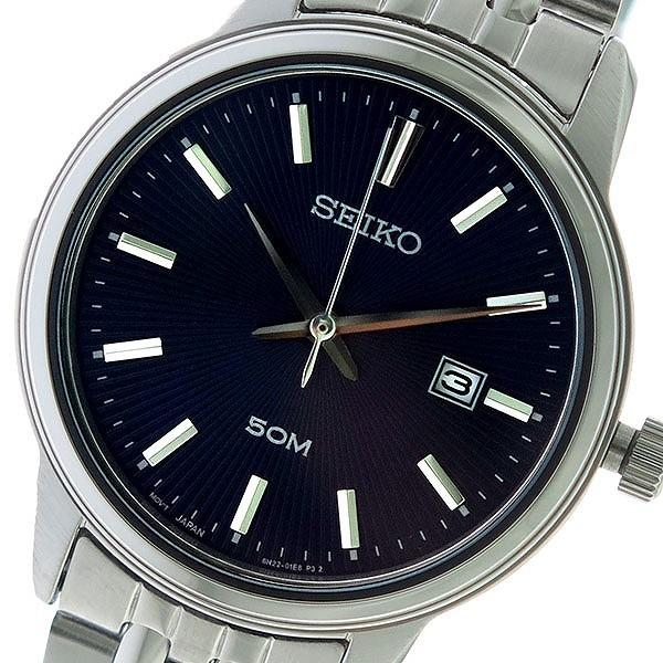 セイコー SEIKO クオーツ レディース 腕時計 SUR663P1 ブラック/シルバー｜rakuport