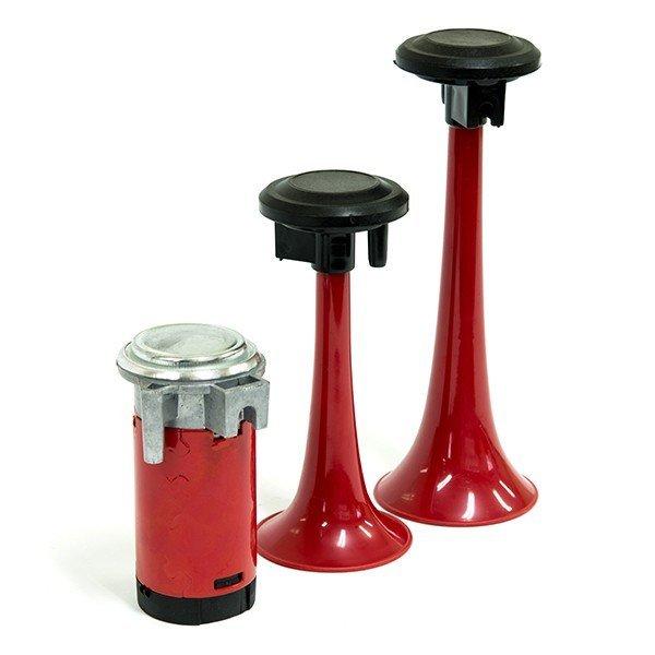 CHEER HORN 赤 青 2種類のホーンセット Amazon | ステークホルダー（stakeholder） [サンプル音聞けます] 車検