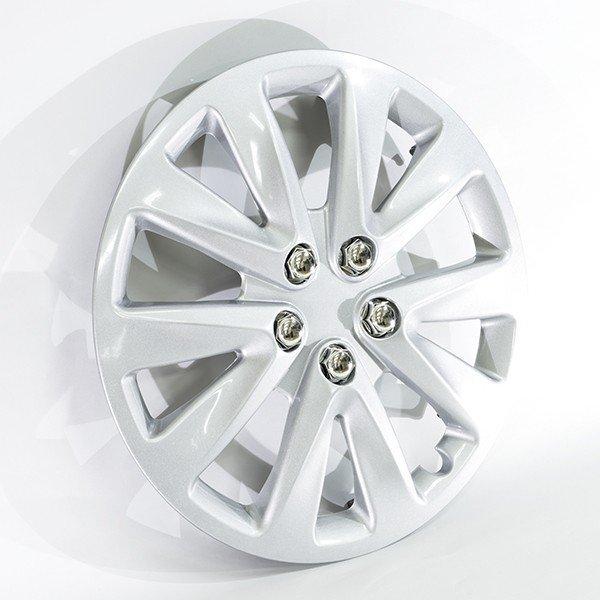 Velocity ホイールキャップ ホイールカバー 4枚セット 汎用 15インチ