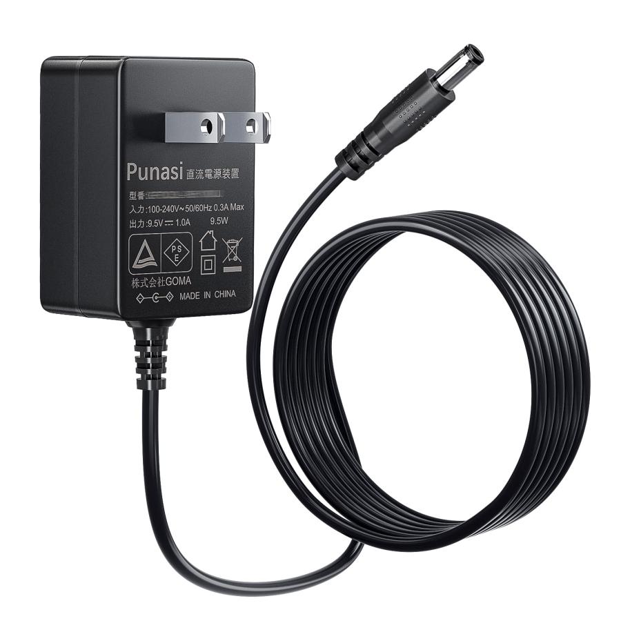 Punasi カシオ ラベルライター ネームランド ACアダプター ADA95100L CASIO用のACアダプター PSE認証 9.5V 1A 充（Yahoo!・ラクラクストア）