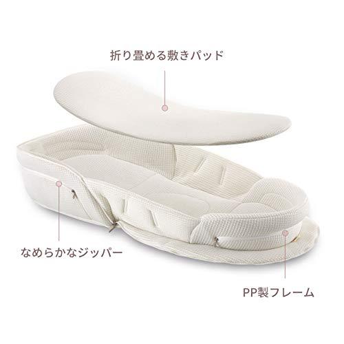 ベビーアムール】 Bebamour ベビーベッド 折りたたみ式 ベッド ベビーアムール】 Bebamour ベビーベッド 折りたたみ式 ベッド