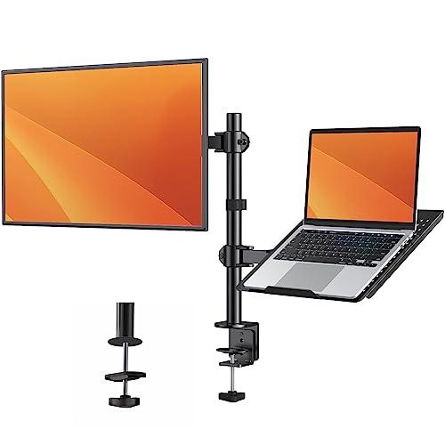 ErGear モニターアーム ノートパソコン アーム 2in1 デュアル 13〜27