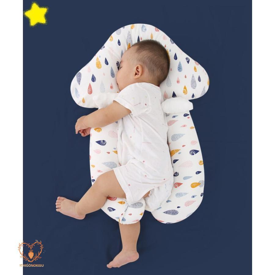 ベビー枕 ベビーまくら ベビーピロー 向き癖防止枕 抱き枕 赤ちゃん 新生児 低反発 予防 絶壁頭 うつ伏せ 添い寝 頭の形対策 ベビー枕、ドーナツ枕 