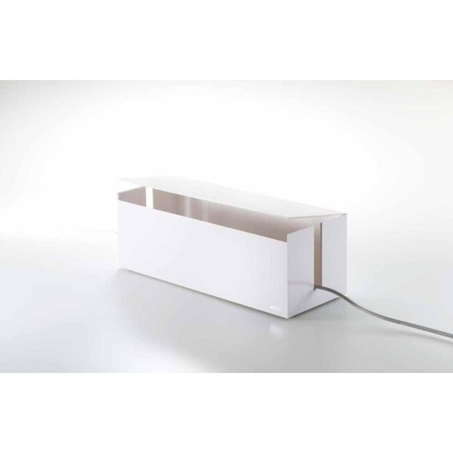 山崎実業 ケーブルボックス ウェブ L ホワイト 2707 | 山崎実業 | 01