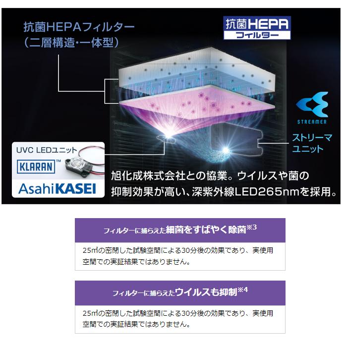 ストリーマ ダイキン ACB50Z-S UVストリーマ空気清浄機 〜22畳