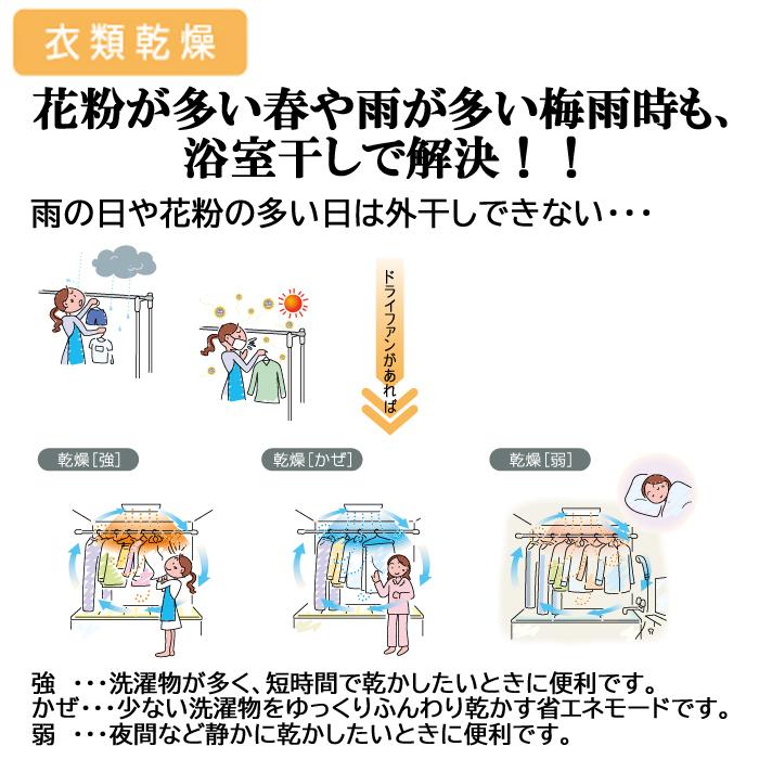 (送料無料)MAX BS-161H-2 ドライファン 1室換気 浴室暖房・換気・乾燥機・24時間換気機能付 (BS-161Hの後継品)｜rakurakumarket｜06