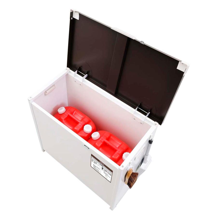 エムケー精工 CLM-115C マルチボックス 150L 組立式 ダストストッカー ごみ箱 宅配ボックス(代引不可)_14