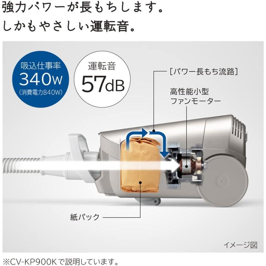 かるパック 日立 CV-KP900K-N 紙パック式クリーナー ライト
