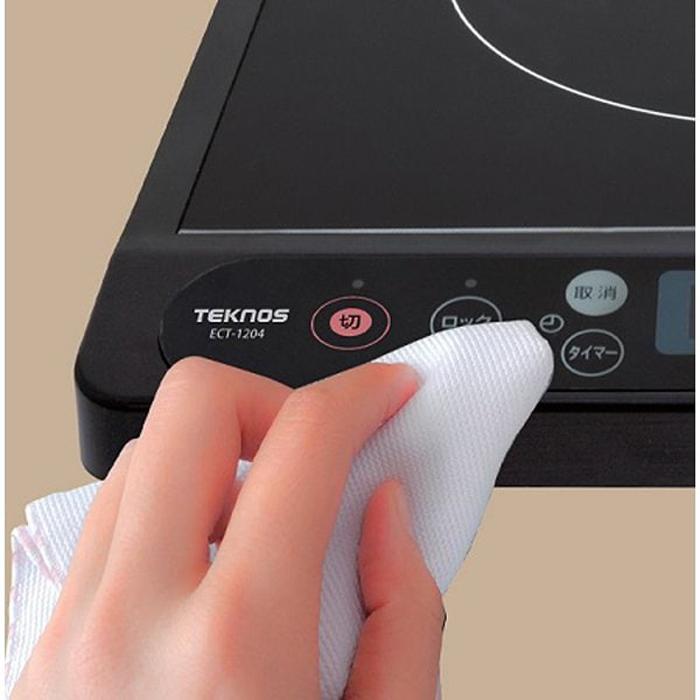 テクノス　電磁調理器 ECT-1204 TEKNOS（テクノス） ECT-1204 電磁調理器 ハイパワー 薄型モデル : 住