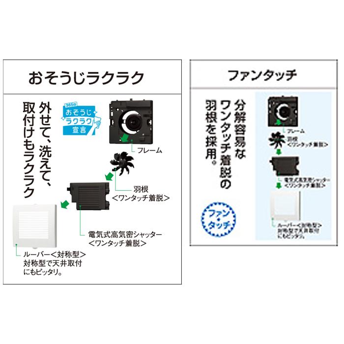 Panasonic（パナソニック） FY-08PDR9 パイプファン 人感センサー付