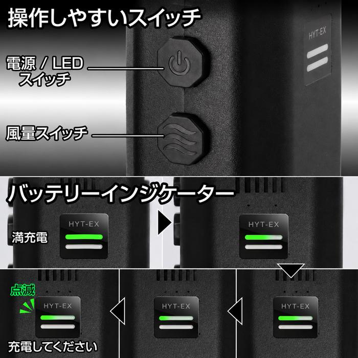 GENTOS（ジェントス） HYT-EX 疾風シリーズ USB Type-C充電式 大型