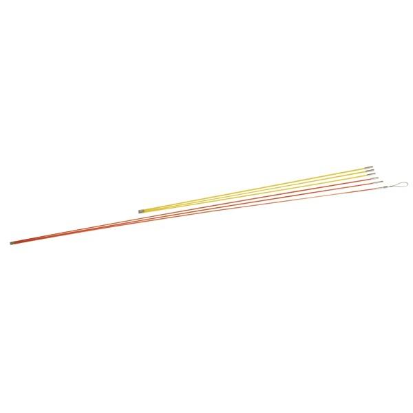 ジェフコム デンサン 電設作業工具 ジョイント釣り名人 太径・細径セット 1.8m×3本 1.0m×3本 JF-4040S (法人限定)