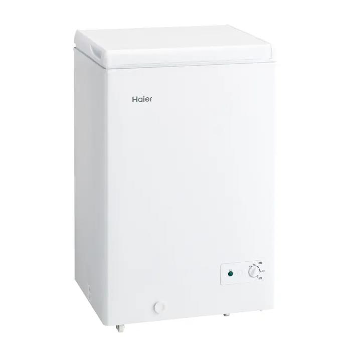 Haier（ハイアール） JF-CW10A-W 上開き式冷凍庫 100L ホワイト 直冷式