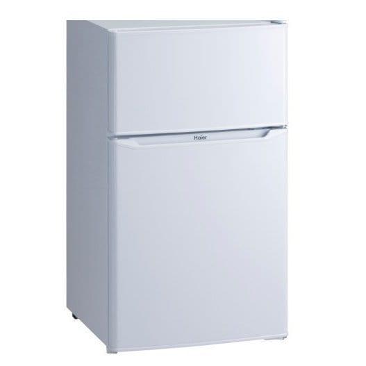 ハイアール JR-N85E-W 冷凍冷蔵庫 85L ホワイト スリムボディ 耐熱性能天板 強化ガラストレイ シンプルデザイン Haier (代引不可)