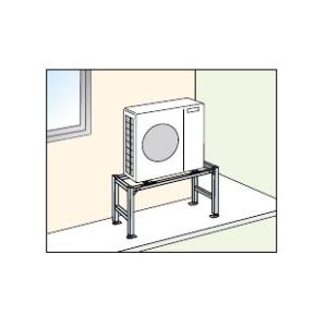 オーケー器材 PAキーパー 高置台 溶融亜鉛メッキ仕上げ K-KHZ105G