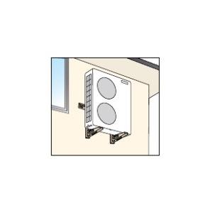 オーケー器材 PAキーパー 壁面置台 溶融亜鉛メッキ仕上げ K-KKZ15G