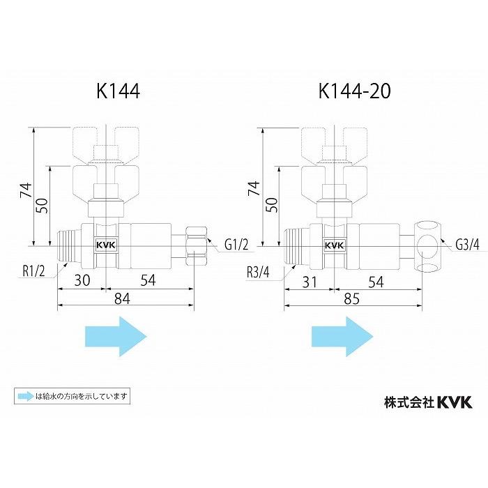 KVK K144 逆止弁付ボールバルブ13(おねじ×ナット型)(代引不可) : 住設と電材の洛電マート plus - 通販 - Yahoo ...