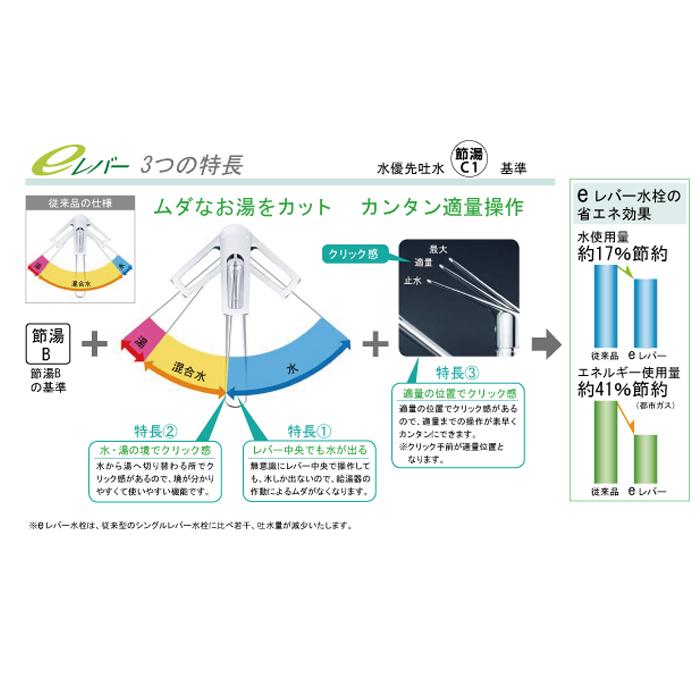 (送料無料) KVK KM5021TEC シングルシャワー付混合栓(eレバー) ケーブイケー 流し台用｜rakurakumarket｜06