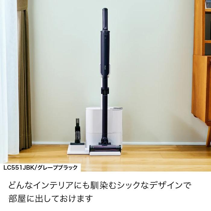 スティッククリーナー本体 グレー・青 AQUA AQC-ZX1R-W サイクロン式 コードレススティッククリーナー