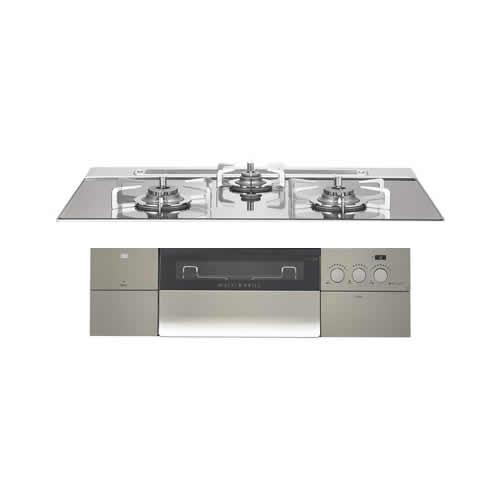 ノーリツ N3S15PWASKSTESC-LP ビルトインガスコンロ PROGRE プログレ 3口コンロ 幅75cm プロパンガス用 NORITZ (代引不可) (法人限定) ノーリツ（NORITZ） N3S15PWASKSTESC-LP ビルトインガスコンロ PROGRE