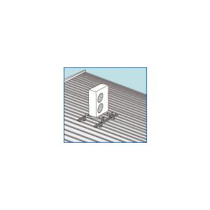 日晴金属 PC-YSJ60 PCキャッチャー 折板屋根(緩傾斜)用 (PC