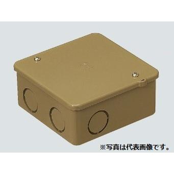 未来工業 PVK-AOT PVKボックス 中形四角(浅型) チョコレート ノック無