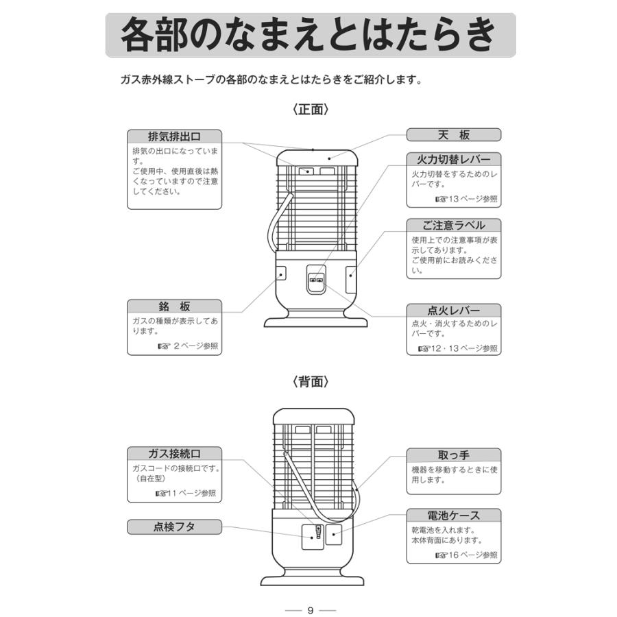 リンナイ R-1290VMS3(D)-LP ガス赤外線ストーブ 全周囲放射タイプ
