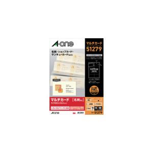 iKON - iKON ハイタッチ 3M 51279 エーワン マルチカード名刺 厚口アイボリー 10面 (10枚
