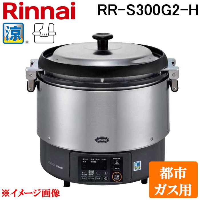 リンナイ（Rinnai） RR-S300G2-H-13A 業務用ガス炊飯器 αかまど炊き 涼