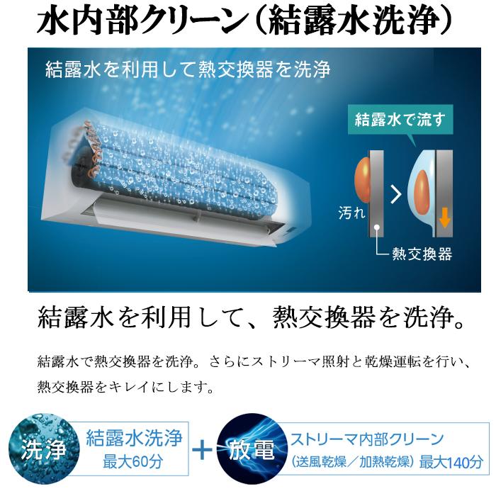 ストリーマ ダイキン工業 S285ATCS-W 壁掛形ルームエアコン CXシリーズ